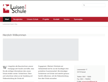 Tablet Screenshot of luisenschule-kassel.de